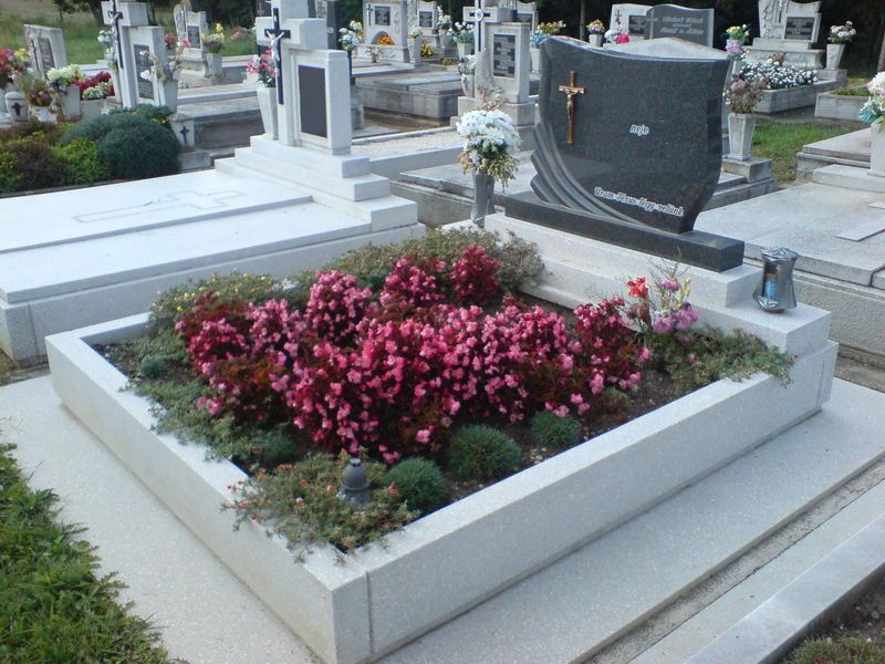 Kétszemélyes műkő síremlékek - Balázsgránit